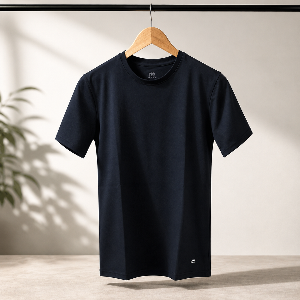 Unisex Black Daily Active Tee