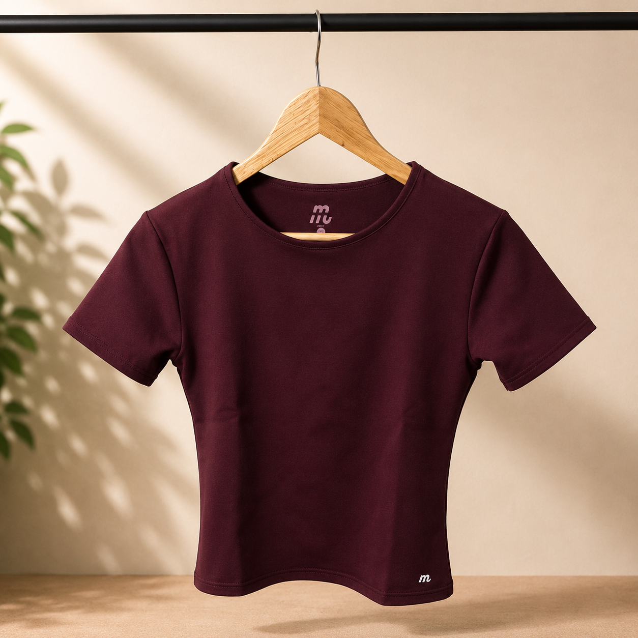 Burgundy Daily Active Tee