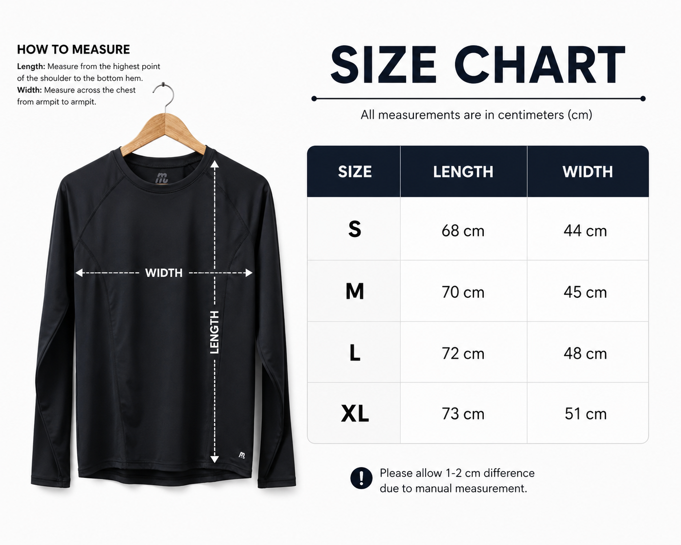 Black Unisex Essential Long Sleeve