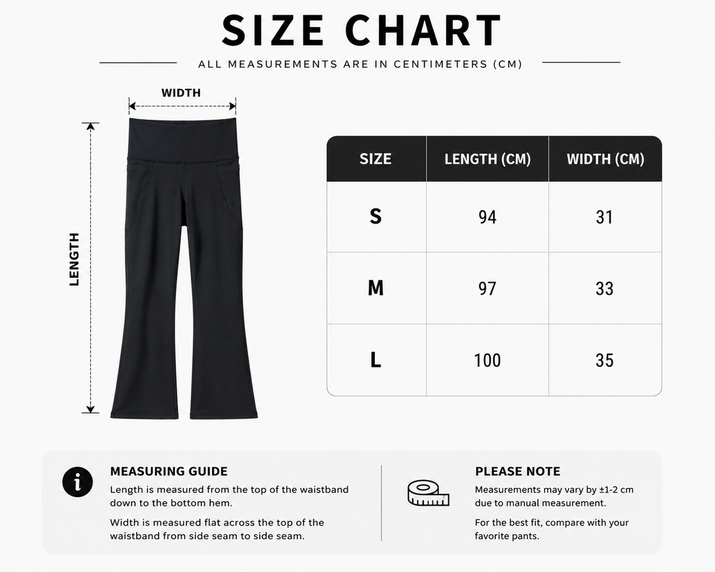 Black Flared Pants