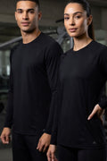 Black Unisex Essential Long Sleeve
