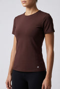 Brown Daily Active Tee