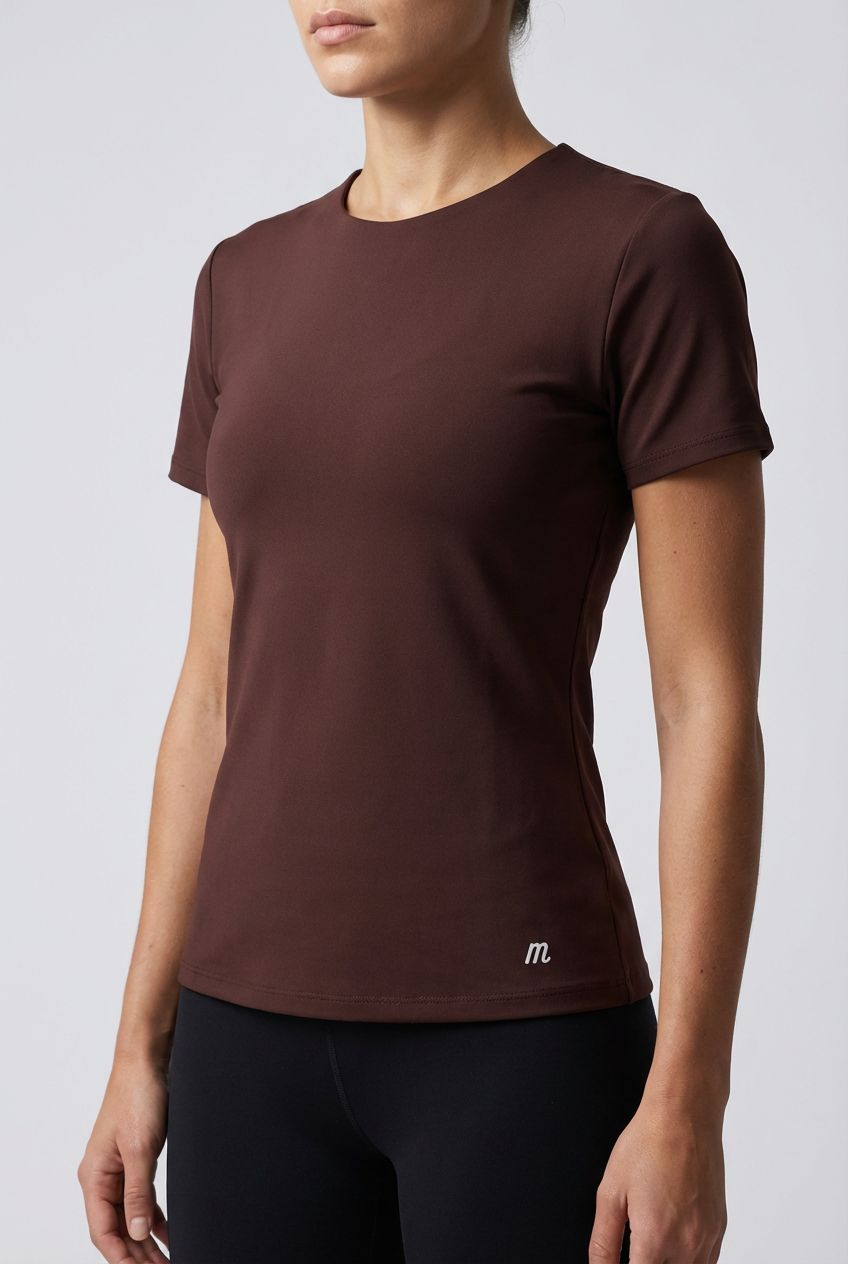 Brown Daily Active Tee