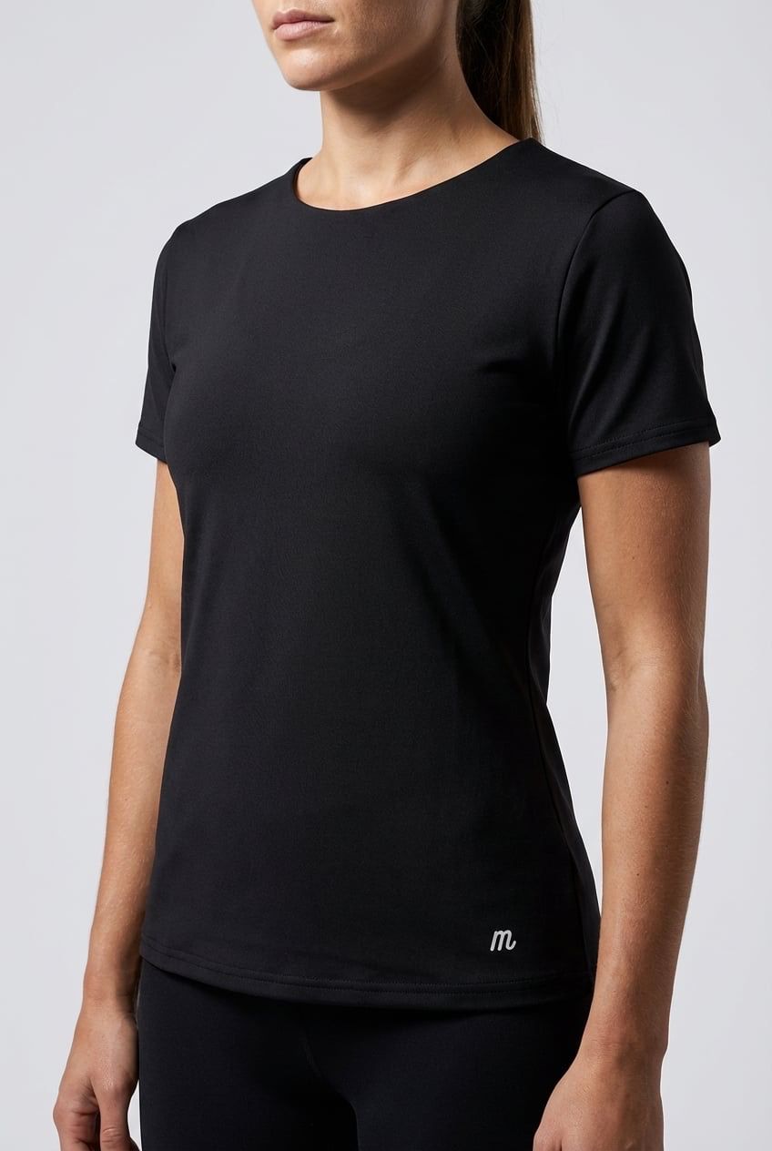 Black Daily Active Tee