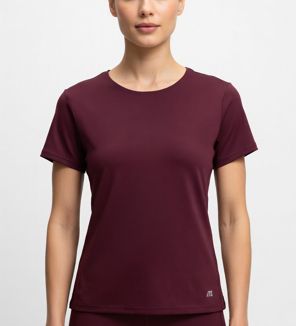 Burgundy Daily Active Tee